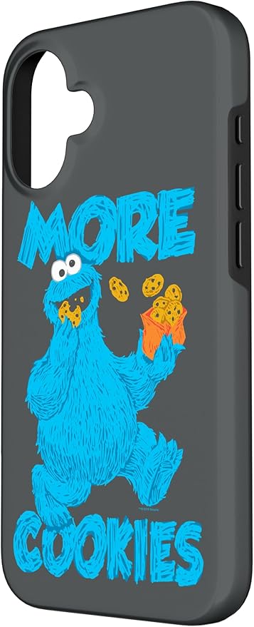 iPhone 16 Sesame Street Cookie Monster More Cookies Case