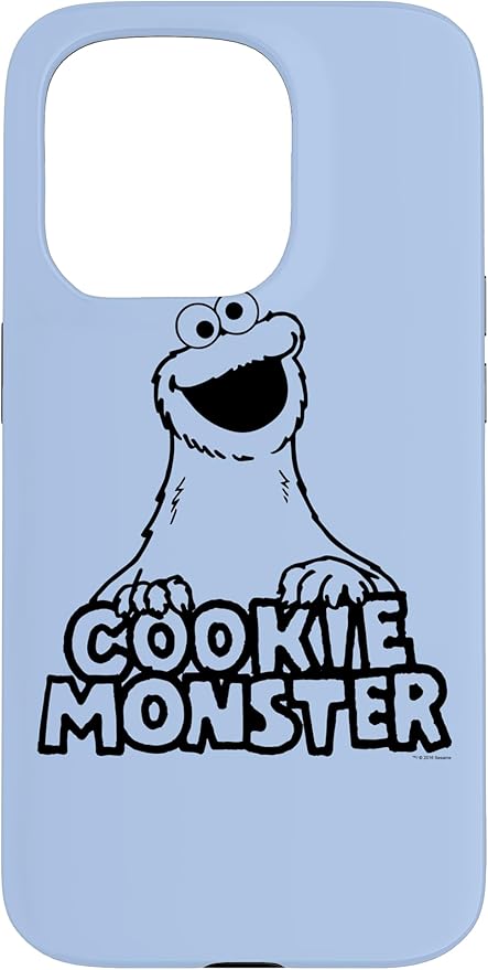 iPhone 15 Pro Sesame Street Vintage Cookie Monster Case