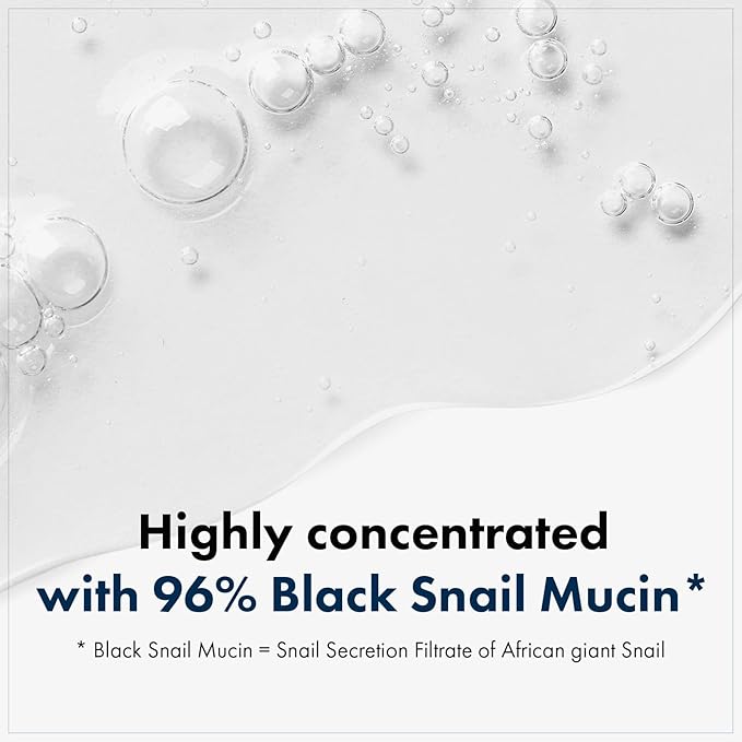Black Snail Plus Essence With 960,890ppm Black Snail Secretion Filtrate, Hydrating Serum, Repairing, Anti Aging, Dull Skin, Fine Lines, Sensitive Skin, Korean Skin Care, 100ml, 3.38 fl.oz.