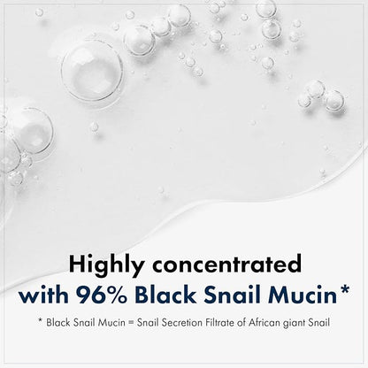 Black Snail Plus Essence With 960,890ppm Black Snail Secretion Filtrate, Hydrating Serum, Repairing, Anti Aging, Dull Skin, Fine Lines, Sensitive Skin, Korean Skin Care, 100ml, 3.38 fl.oz.