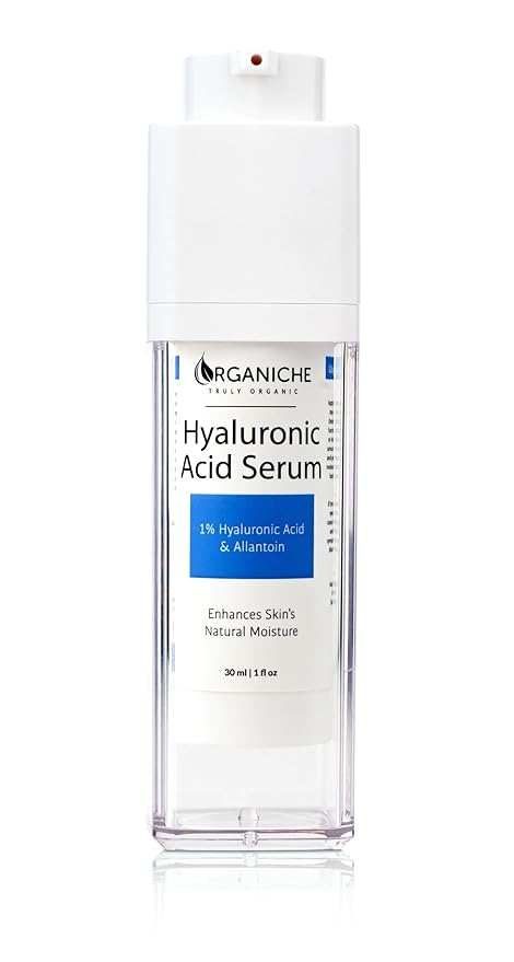 Pure Hyaluronic Acid Serum for Face, Ultra Hydrating to Repair Dry Skin, Anti Aging Formula for Fine Lines & Wrinkles, Skin Tightening, Safe for Sensitive Skin, Fragrance Free 1 Oz