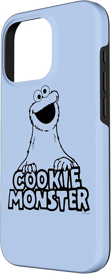 iPhone 16 Pro Sesame Street Vintage Cookie Monster Case