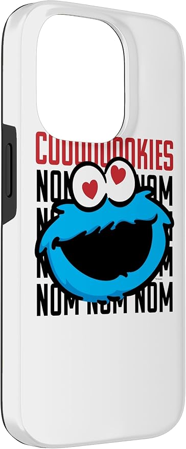 iPhone 14 Pro Sesame Street Cookie Monster Coooooookies Case