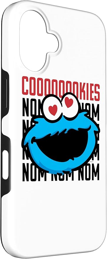 iPhone 16 Sesame Street Cookie Monster Coooooookies Case