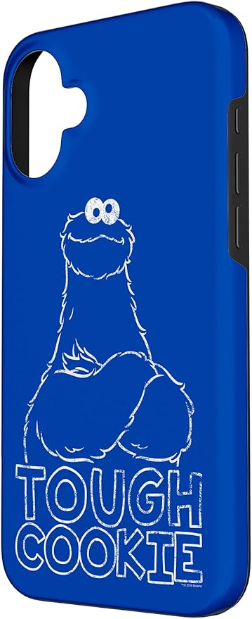 iPhone 16 Plus Sesame Street Cookie Monster Tough Cookie Case