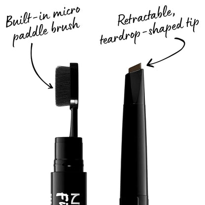 NYX PROFESSIONAL MAKEUP Fill & Fluff Eyebrow Pomade Pencil - Espresso (Pack Of 2)
