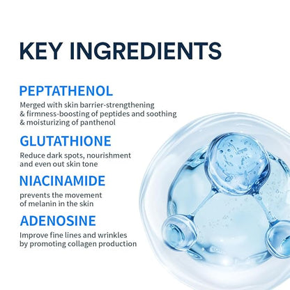 ANOTHER FACE PEPTATHENOL10™ Barrier Serum, Glowing & Firming for Anti Aging, Skin Barrier Repairing, Soothing & Calming Sensitive Skin, Hydrating for Dry Skin, Vegan, Korean Skin Care, 1.35 Fl. Oz