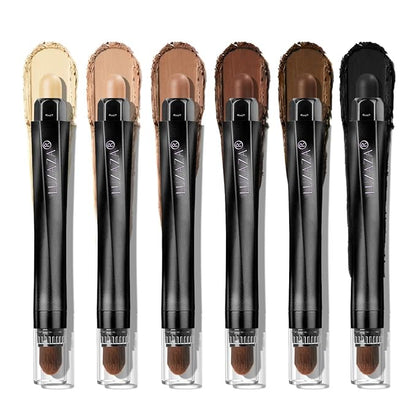 Neutral Eyeshadow Stick Makeup Set, Matte Cream Eye Shadow Eyeliner Brightener Pencil Crayon - Classic 6PCS A001