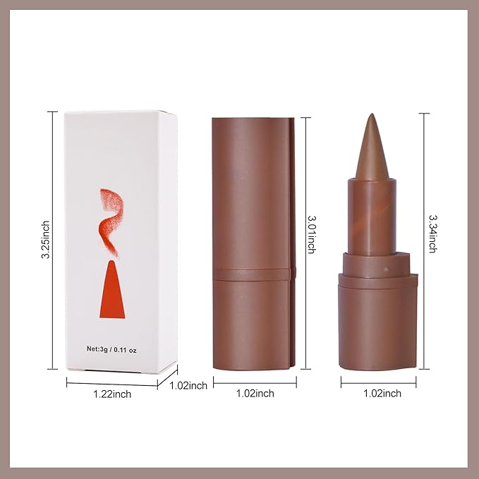 Erinde 2-in-1 Lip Liner and Lipstick Lip Combo Set, Matte Nude Dark Brown Red Lip Liner Creamy Lip Pencil Crayon, High Pigmented Long lasting Lipstick Makeup, 01# Milk Tea