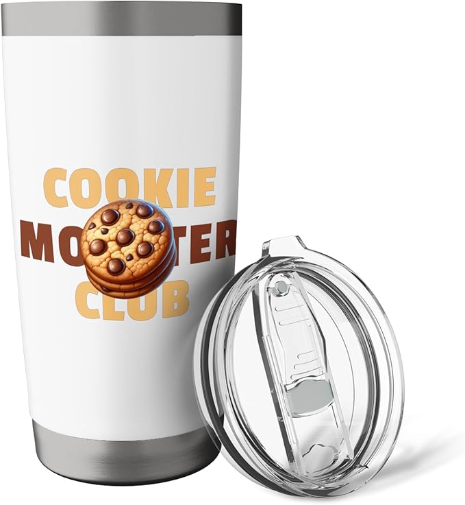 Cookie Monster Club - Sweet Treats Design Stainless Steel Insulated Tumbler