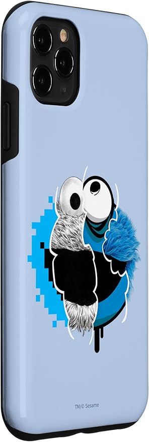 iPhone 11 Pro Max Sesame Street Split Cookie Monster Case
