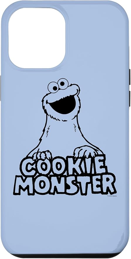 iPhone 12 Pro Max Sesame Street Vintage Cookie Monster Case
