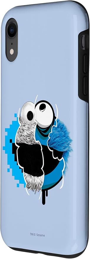 iPhone XR Sesame Street Split Cookie Monster Case