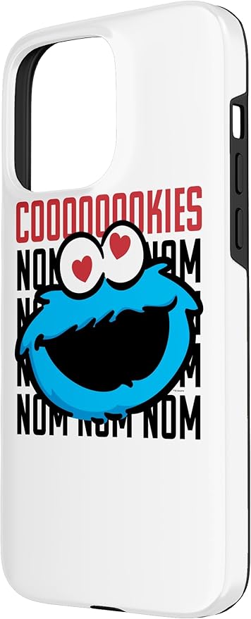 iPhone 15 Pro Max Sesame Street Cookie Monster Coooooookies Case