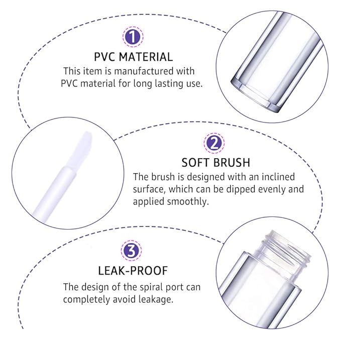 24 Pack Fish Scales Lip Gloss Tubes with Wand 5ml Empty Lip Gloss Containers Lipgloss Bottles with Stoppers + 2pcs Syringes for DIY Lip Gloss Balm