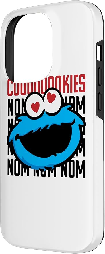 iPhone 14 Pro Sesame Street Cookie Monster Coooooookies Case