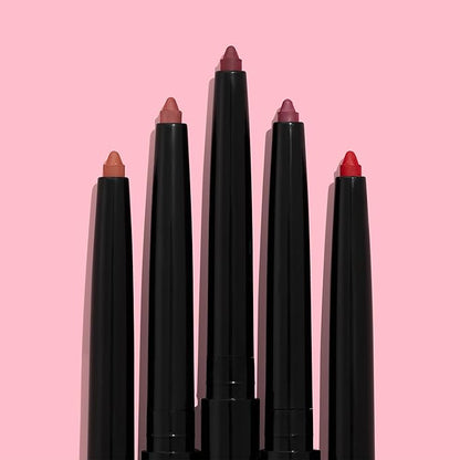 wet n wild Lip Liner Perfect Pout Matte Retractable Gel Lip Liner Pencil, Purple Lay Down the Mauves (Pack of 2)