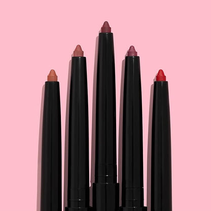 wet n wild Lip Liner Perfect Pout Matte Retractable Gel Lip Liner Pencil, Red The Scene (Pack of 2)
