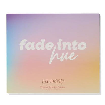 ColourPop Fade Into Hue Eyeshadow Palette - Multi-Color Eye Makeup Palette with Matte, Metallic & Glitter Finishes - High-Pigment Eye Makeup with a Long-Wearing Formula (0.8 oz)