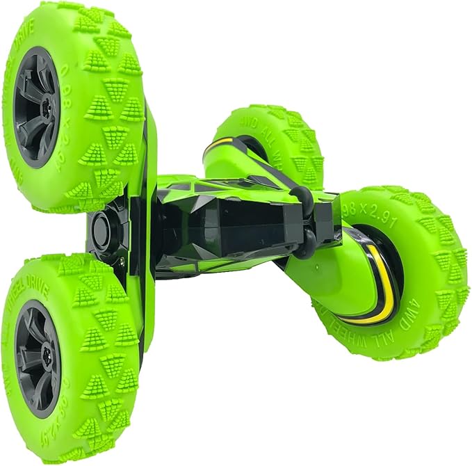 Threeking Double-Sided Driving Rc Stunt Car Toys Remote Control Cars 360-degree Flips Rotating Gifts Presents for Kids Boys/Girls Ages 6+