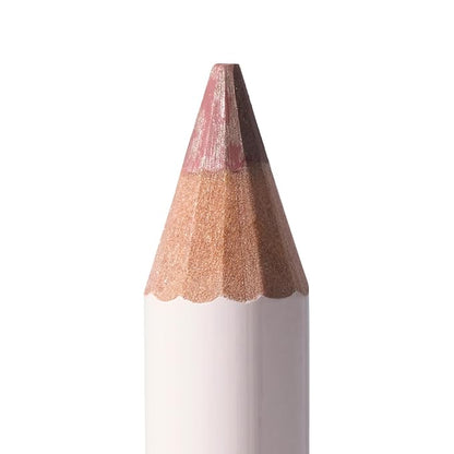 LAURA GELLER NEW YORK Marble Lips Multidimensional Liner, Poetic Pink - Marbleized Smooth Glide Sharpenable Lip Liner for Fuller Lips