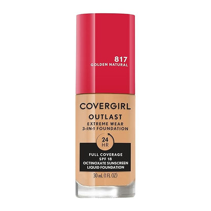 Covergirl Outlast Extreme Wear 3-in-1 Full Coverage Liquid Fl. Oz.