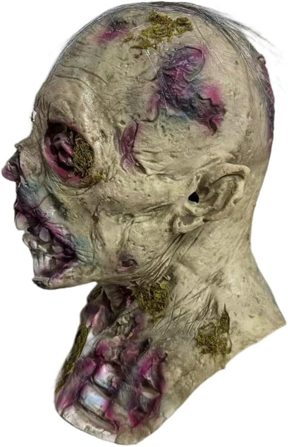 1Pc Horror Zombie Mask Walking Dead Seaweed Zombie Full Head Helmet Terror Latex Monster Full Face Masks Halloween Dress up Props