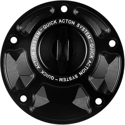 For Yamaha XSR 900 YZF-R1 For Ducati MONSTER 950 821 Motorcycle Gas Cover Keyless Fuel Tank Cap (Black)
