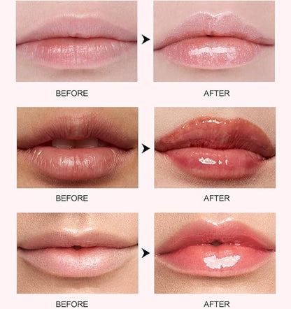Lip Plumping Booster, Spicy Lip Lipstick, Lifter Gloss, Hydrating, Volumizes High-Shine Lip Plumping Lip Glass Mirror Lip Makeup Lip Glaze Plump & Pout Lip Plumper for Women Girls (03)