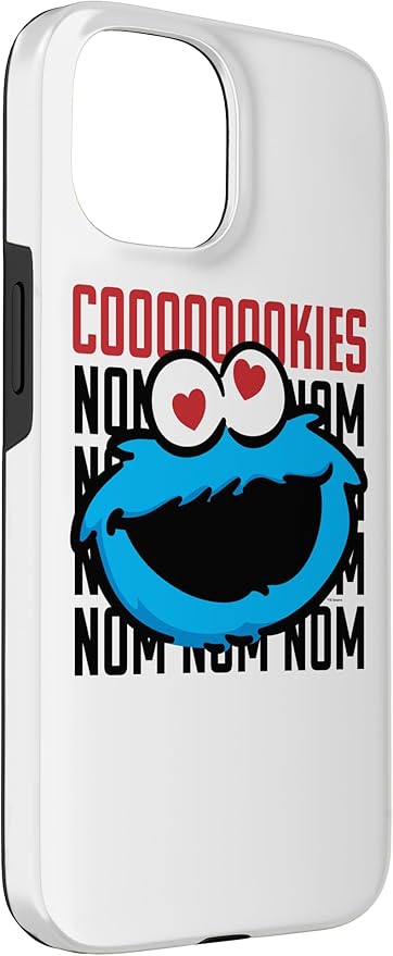 iPhone 15 Sesame Street Cookie Monster Coooooookies Case