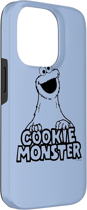 iPhone 14 Pro Sesame Street Vintage Cookie Monster Case