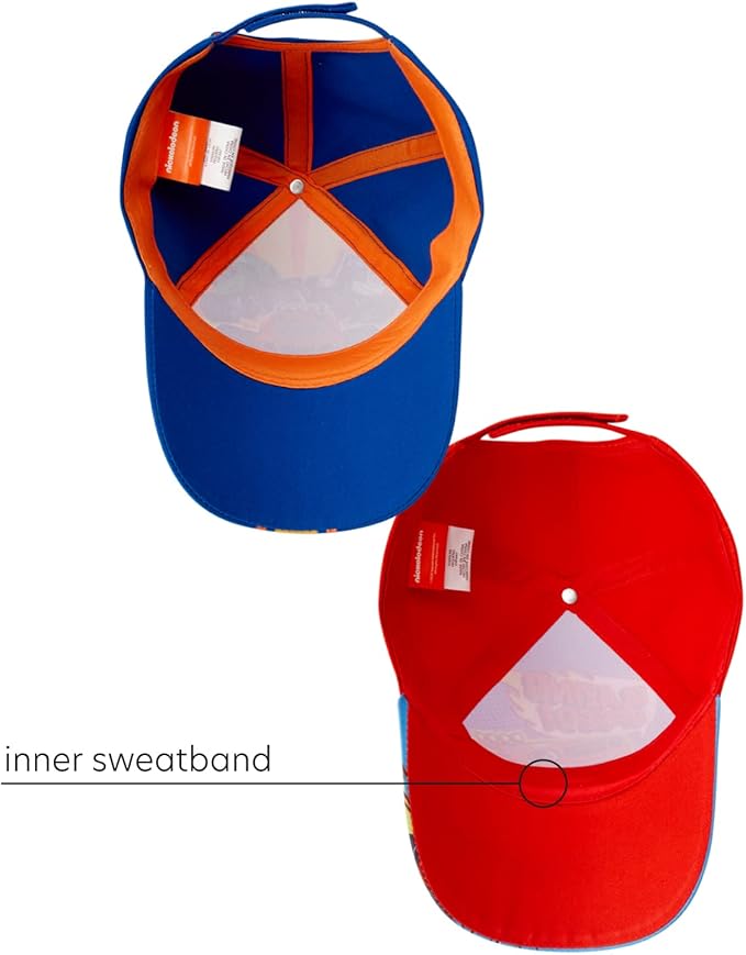 Nickelodeon Boys Blaze & The Monster Machines 2 Pack Cotton Baseball Cap (Ages 2-4)