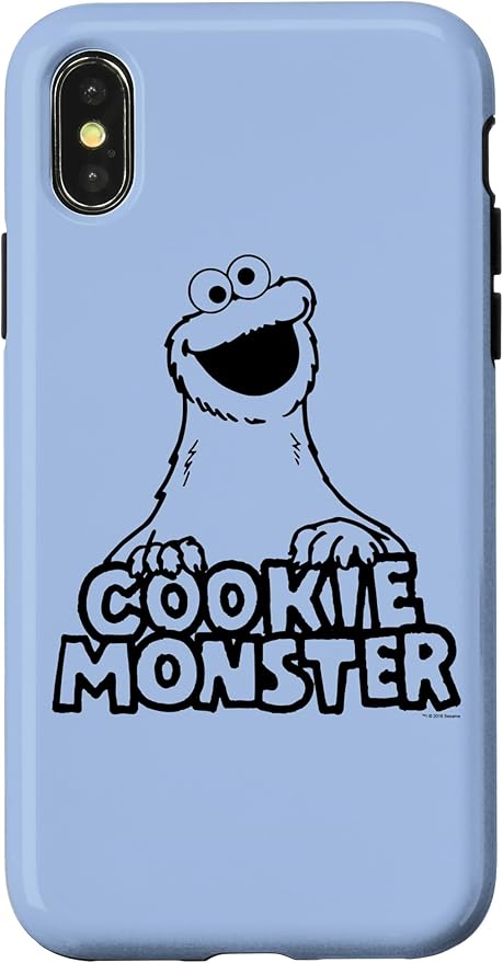 iPhone X/XS Sesame Street Vintage Cookie Monster Case