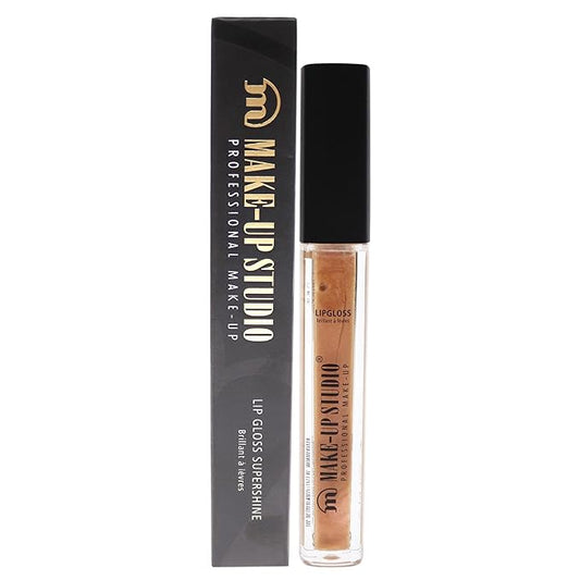 Professional Amsterdam Make-Up Lip Gloss Supershine - Ensures Beautiful, Well-Kept Lips All Day Long - Glossy And Does Not Stick - Nice Feel And Neutral Taste - Crystal 1-0.15 Oz