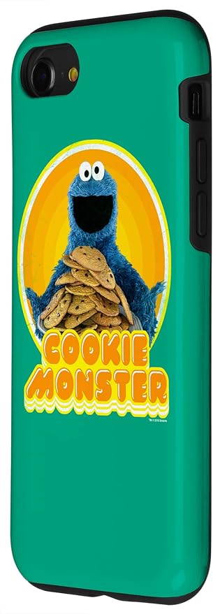 iPhone SE (2020) / 7 / 8 Sesame Street Cookie Monster Iron On Case