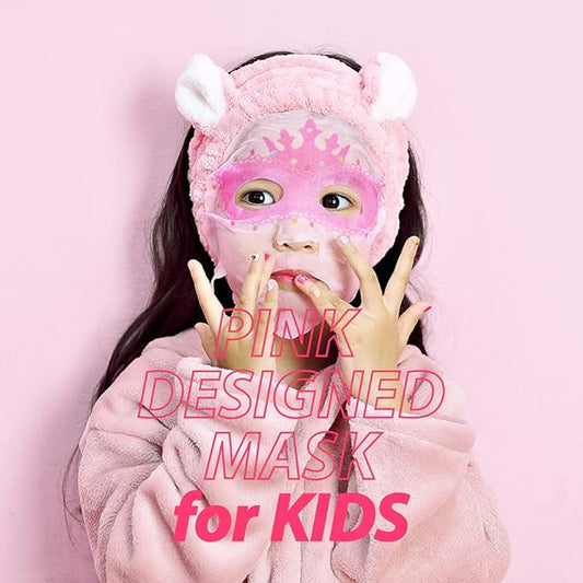 [ peach and ] Ballerina Face Mask Sheet for Kids, Children | Facial Mask made with 100% Cotton (10pcs)