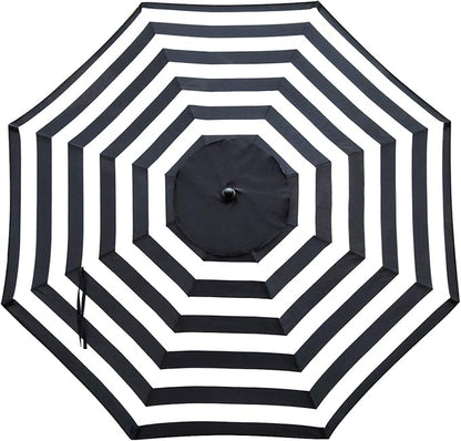 Sunnyglade 9ft Patio Umbrella Replacement Canopy Market Umbrella Top Outdoor Umbrella Canopy with 8 Ribs