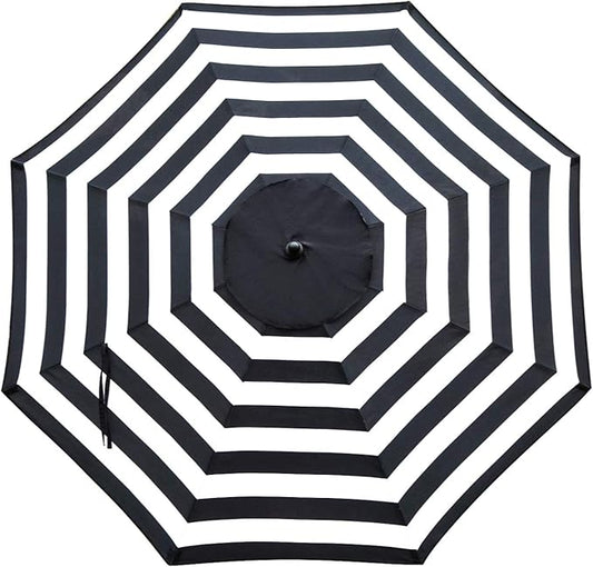 Sunnyglade 9ft Patio Umbrella Replacement Canopy Market Umbrella Top Outdoor Umbrella Canopy with 8 Ribs