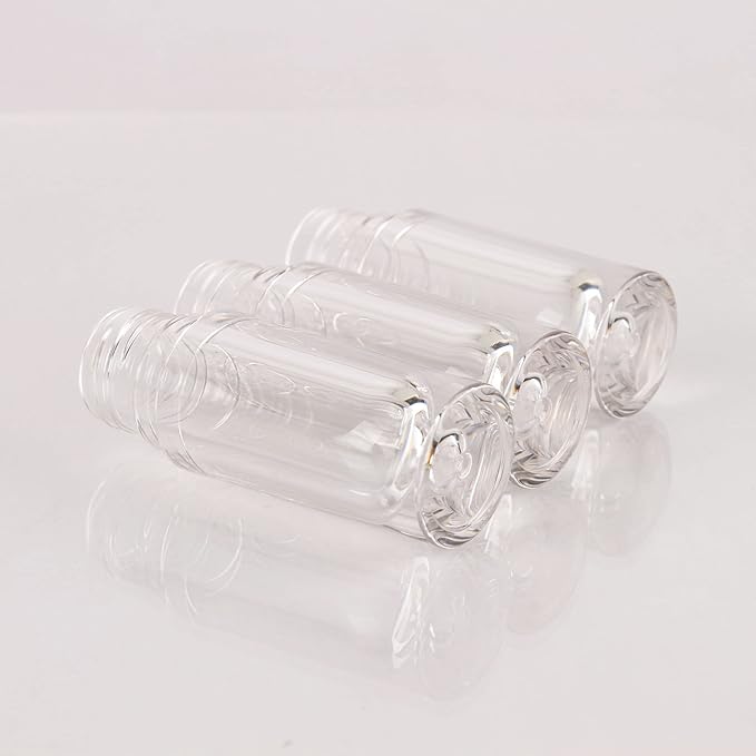 COSIDEA 14pcs Empty 6ml big doe foot wand Chunky lip gloss tubes for DIY lipgloss,Pink round lipgloss containers tubes with thick wand (Black)
