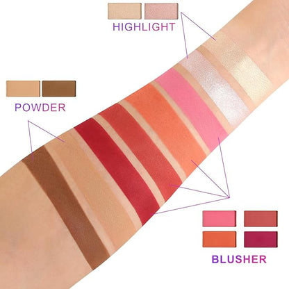 Large Eyeshadow Palette for Makeup Beginners, DE'LANCI Big