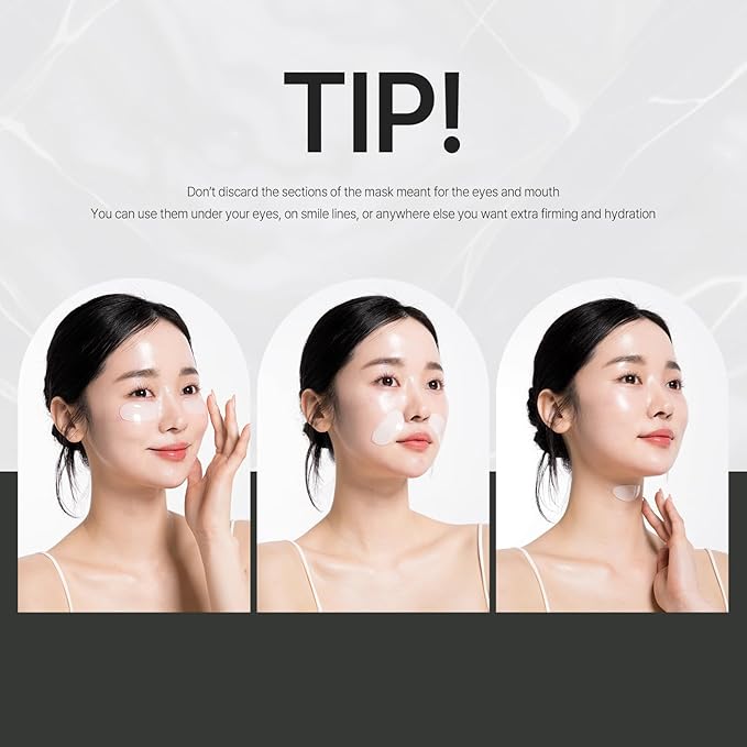 OHMYPURE Hydrogel AntiWrinkle Deep Collagen Face Mask 15 EA Ultimate Hydration, Improves Skin Texture, Affordable Luxury, Glowing Skin, Reduces Fine Lines & Wrinkles, Made in Korea (15, Deep Collagen)