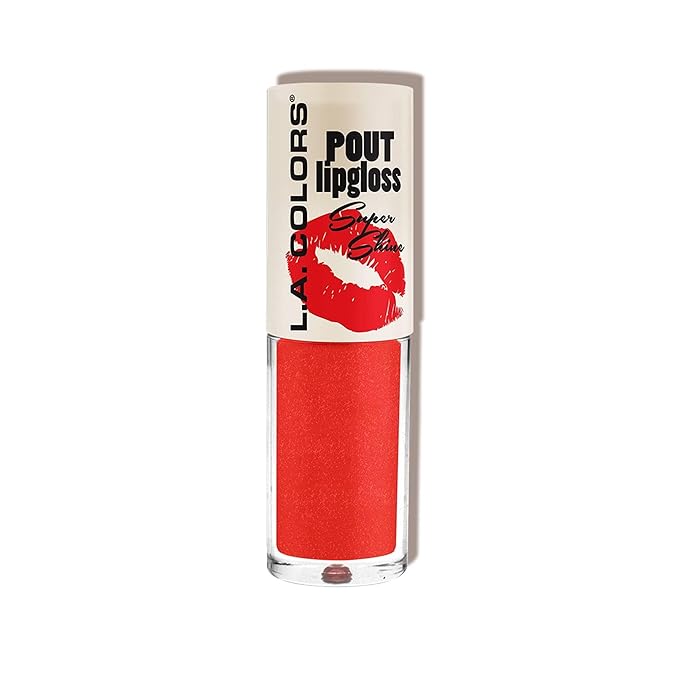L.A. COLORS Pout Shiny Lipgloss, Juicy CLG651
