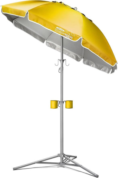 Wondershade Ultimate Portable Sun Shade Umbrella, Lightweight Adjustable Instant Sun Protection - Yellow