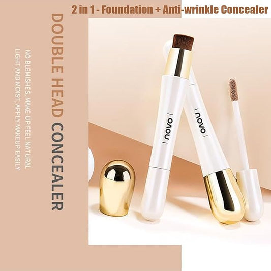 Happyhours 2 in 1 Foundation Anti-Wrinkle Concealer with Foundation (2Pcs-02)