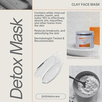 Detox Mask - Dermatologist Tested & Recommended - Clinically Proven Formula 3 oz