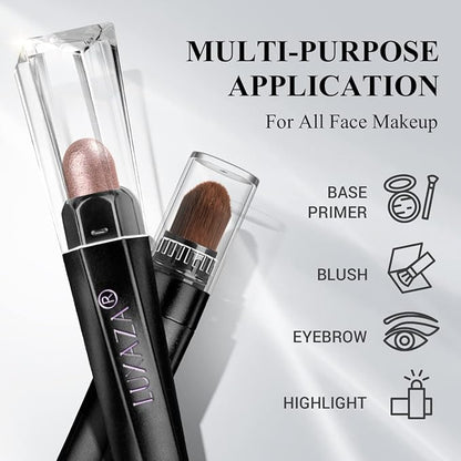 Neutral Eyeshadow Stick Makeup Set, Metallic Shimmer Matte Cream Eye Shadow Eyeliner Brightener Pencil Crayon - Classic 6PCS A004