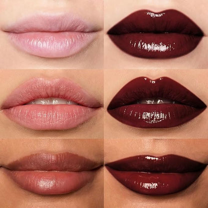 Hydrating Lip Glow Oil, Plumping Lip Oil, Tinted Lip Plumper Gloss,Younger-Looking Lips | Nourishing Long Lasting Non-Sticky Hydrating & Smoothing Lip Treatment Cruelty Free 12#