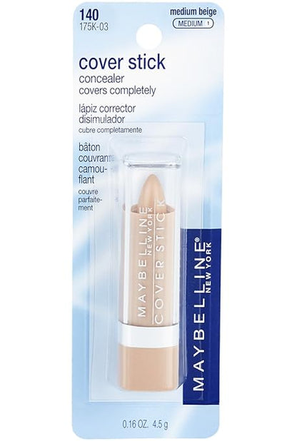 Maybelline New York Cover Stick Corrector Concealer, Medium Beige, . 0.16 oz