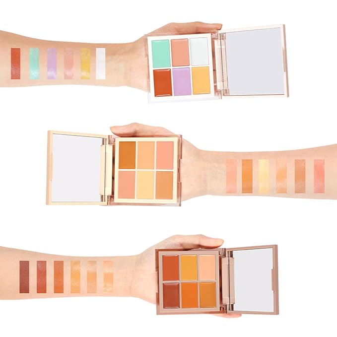 MAEPEOR Face Conceal Contour Palette 6 Colors Full