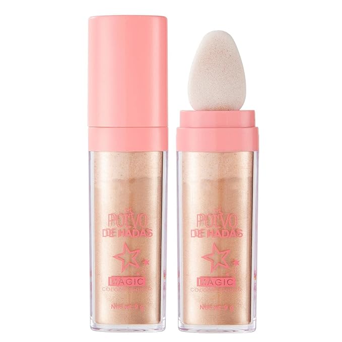 MAEPEOR Highlighter Powder Stick 6 Colors Shimmer Not-sticky